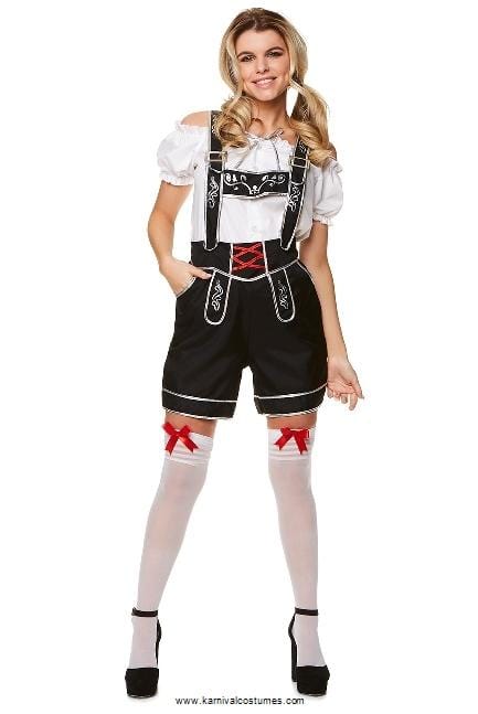 Miss Oktoberfest Lederhosen Women's Costume